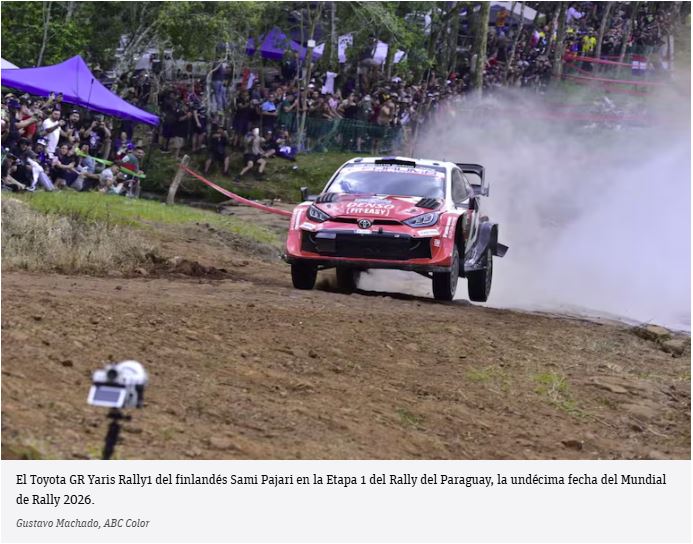 Sami Pajari führt nach dem ersten Tag der Rally del Paraguay