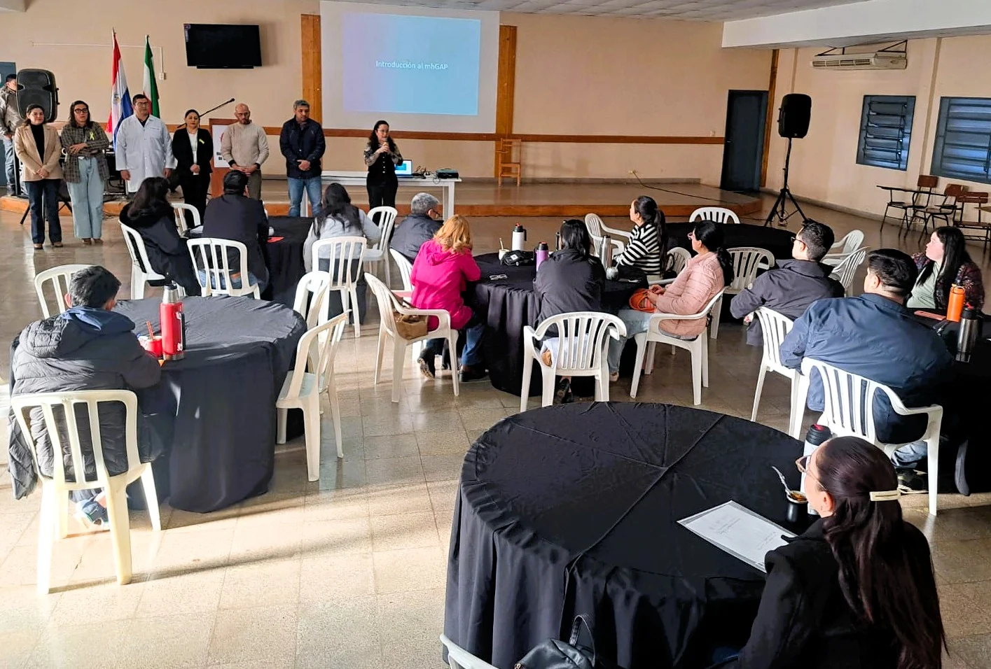 Gesundheitsfachkräfte in Itapúa werden im WHO-Programm mhGAP geschult. Foto: MSPBS